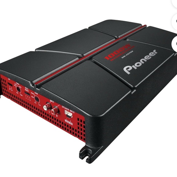 Pioneer Black and Red High-Performance Car Amplifier - Picture 1 of 2